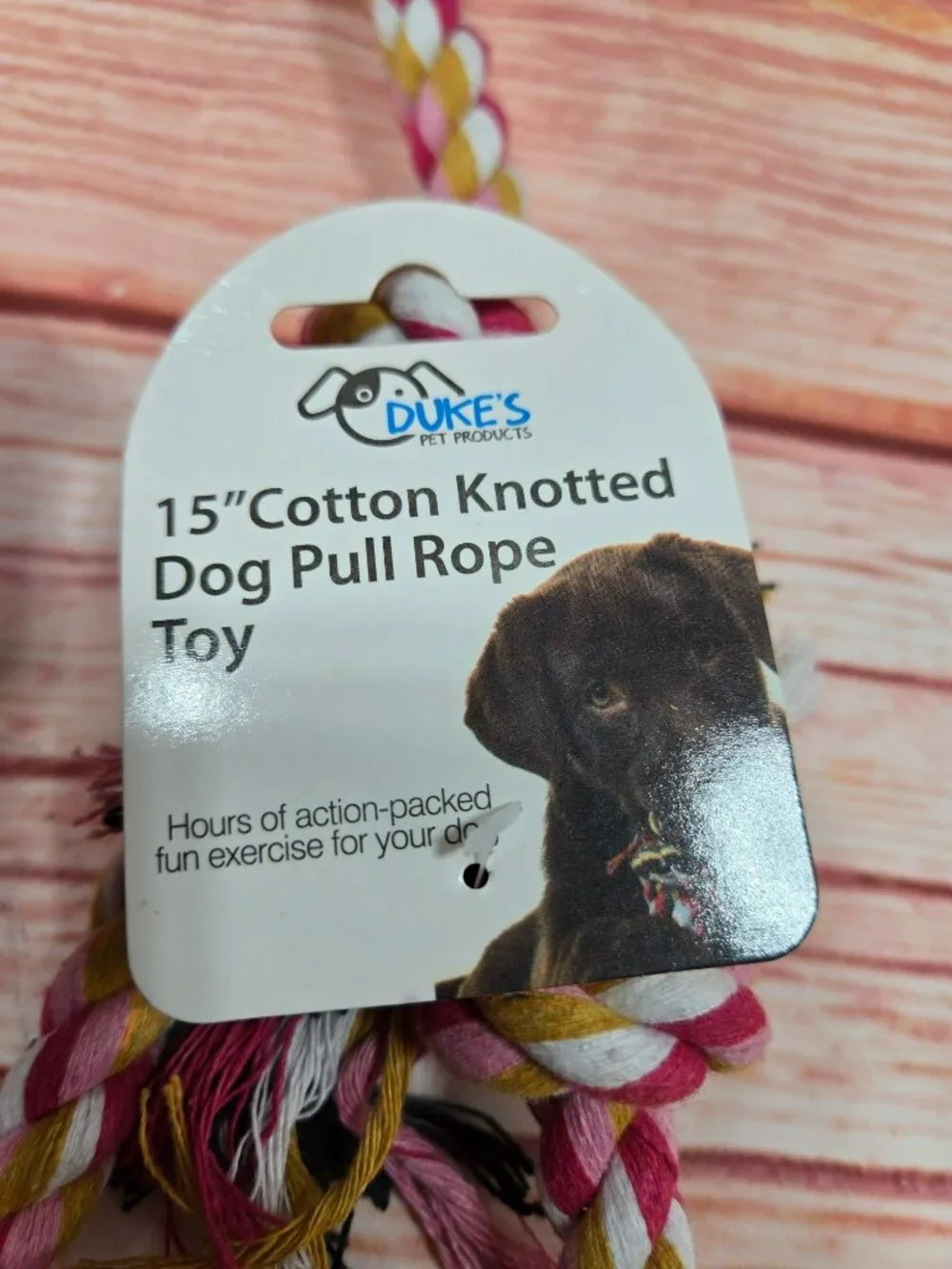 Dukes Pet Knotted Dog Pull Rope Toy 3 Pack Set